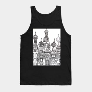 Russian Buildings Tank Top